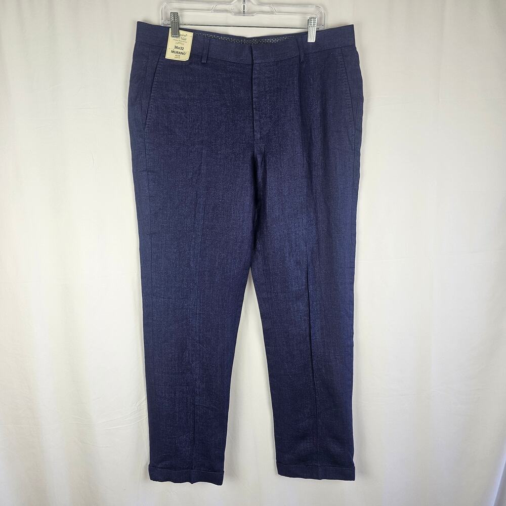 Baird McNutt Linen Pant Murano Alex Slim 36x32 NWT 37.5x32 Resortwear Breathable